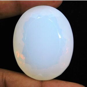 152.35 ct. Blue-Yellow Fire Opal, Certified Natural, Oval Cut